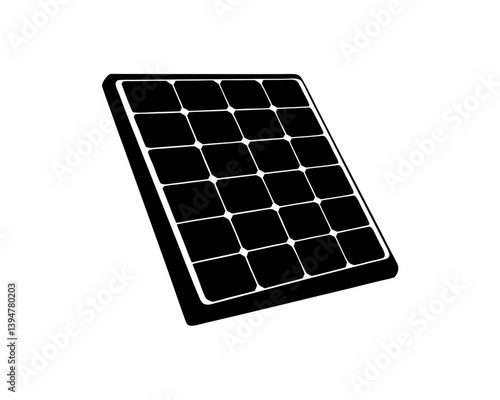 creative details solar panel icon vector illustration	