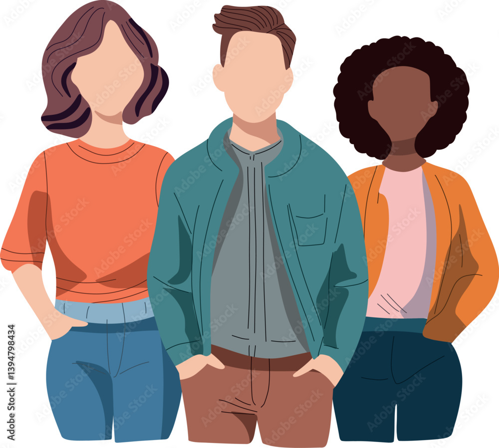 Fototapeta premium Diverse people