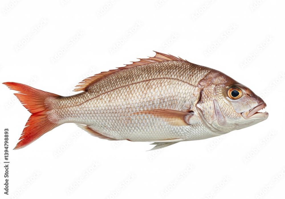 Snapper on a white background Snapper on a white background