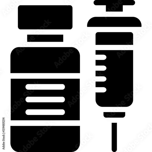 Vaccine Glyph Icon