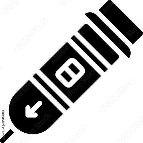 EpiPen Glyph Icon