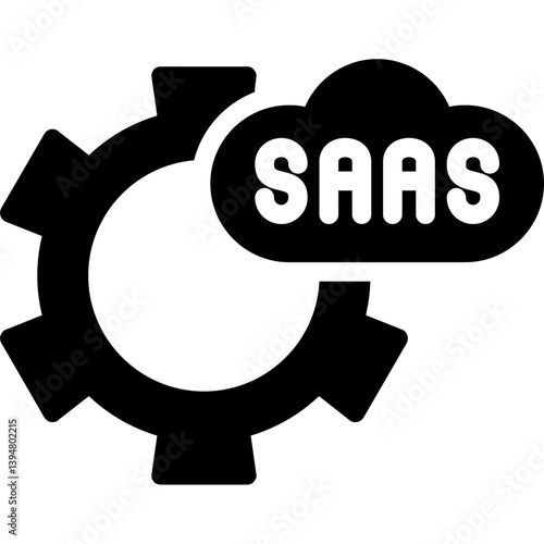 SaaS Glyph Icon