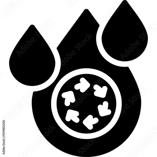 Renewable Resources Glyph Icon
