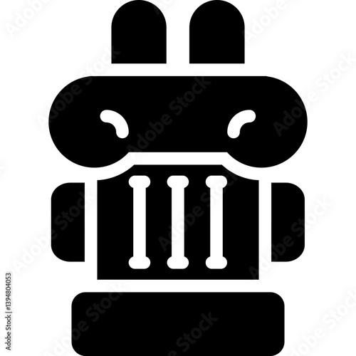 Column Capital Glyph Icon