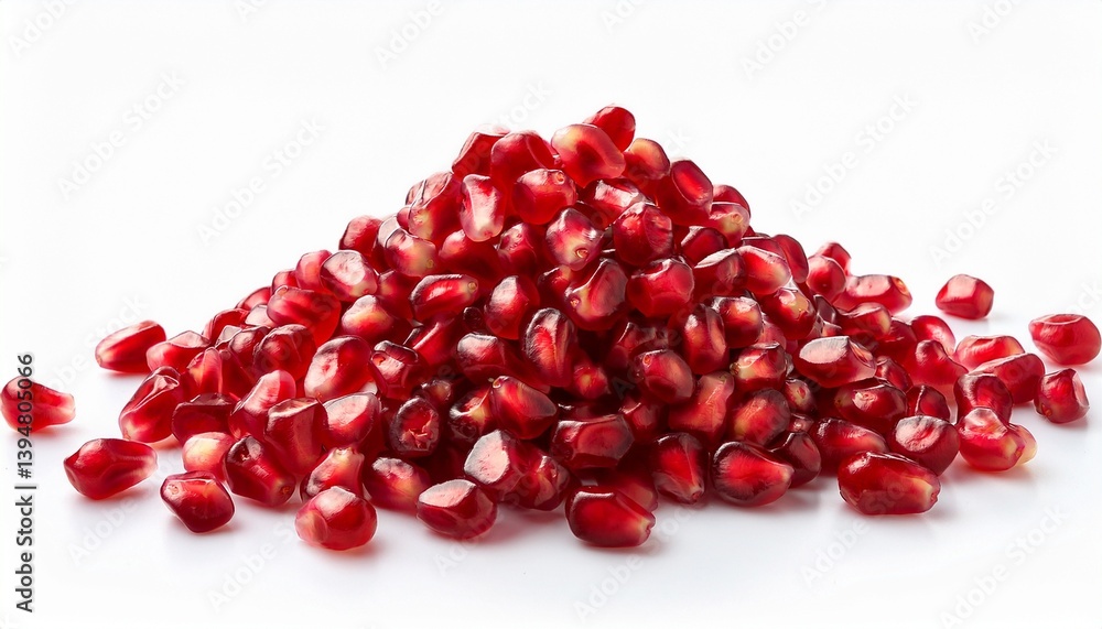 pomegranate on white background pomegranate on white background