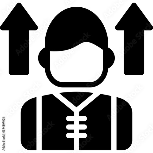 Skill Enhancement Glyph Icon