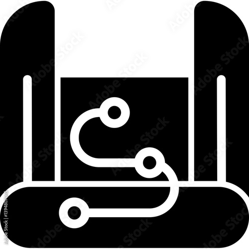Success Blueprint Glyph Icon