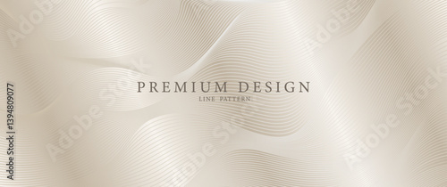 Elegant background design with gold line pattern. Premium abstract vector illustration for invitation, flyer, cover design, luxe invite, business banner, prestigious voucher.