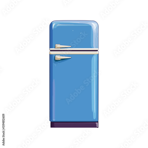 Refrigerator, daily necessities, vector, transparent background
