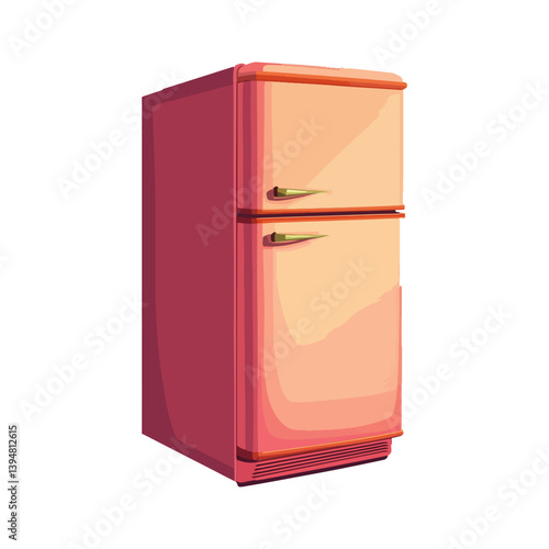 Refrigerator, daily necessities, vector, transparent background