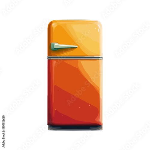 Refrigerator, daily necessities, vector, transparent background