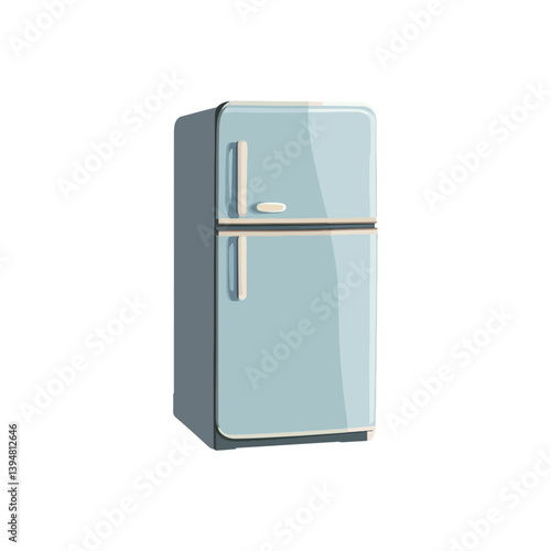 Refrigerator, daily necessities, vector, transparent background