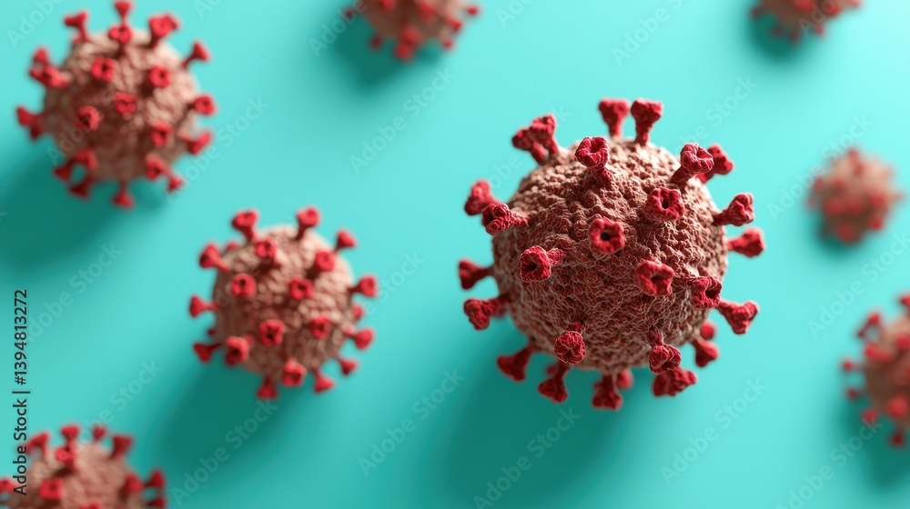 Digital Representation of Coronavirus Microscopic Structure in Detail Digital Representation of Coronavirus Microscopic Structure in Detail