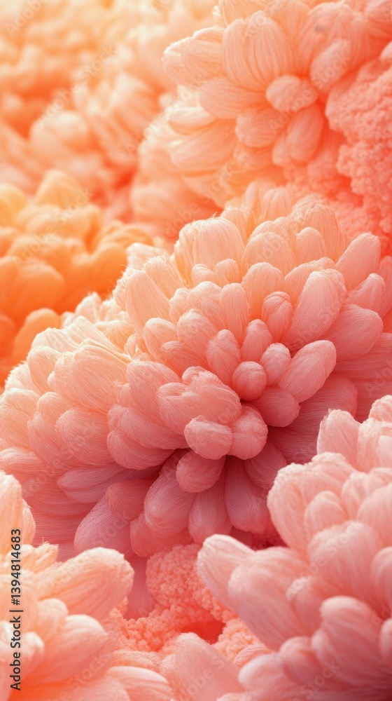 Captivating Close Up of a Soft Peach Colored Flower Displaying Intricate Petal Details and Gentle Light Creating a Dreamy and Serene Atmosphere Captivating Close Up of a Soft Peach Colored Flower Displaying Intricate Petal Details and Gentle Light Creating a Dreamy and Serene Atmosphere
