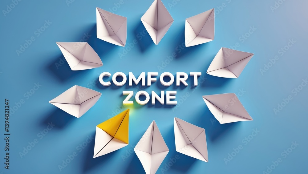Stepping Outside the Comfort Zone: A Single Paper Boat Challenges the Routine Stepping Outside the Comfort Zone: A Single Paper Boat Challenges the Routine