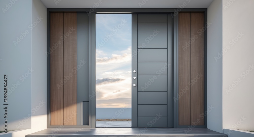 Updated anthracite grey door for the front Updated anthracite grey door for the front