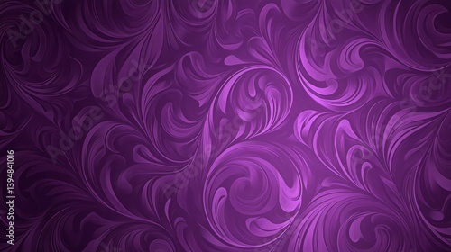 Abstract purple wallpaper with swirly textured background design, soft flowing lines and vibrant gradient hues, elegant decorative pattern for digital backgrounds or creative design projects