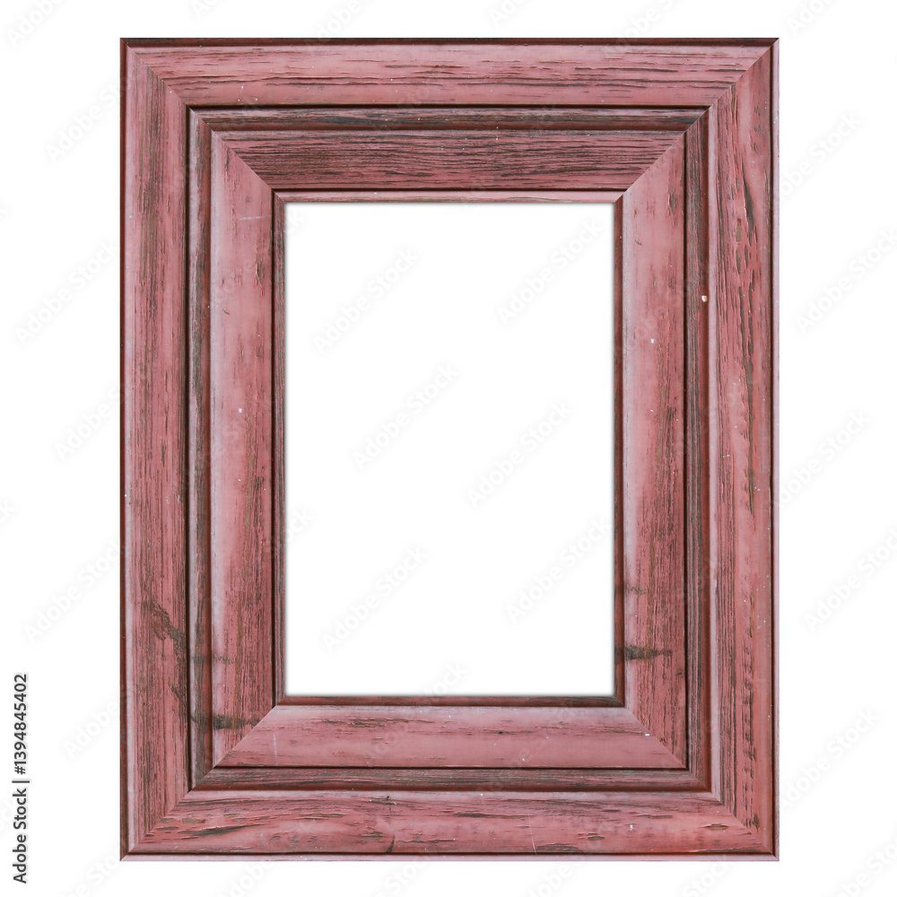 A simple wooden picture frame with a rustic finish, designed for displaying artwork or photographs. A simple wooden picture frame with a rustic finish, designed for displaying artwork or photographs.