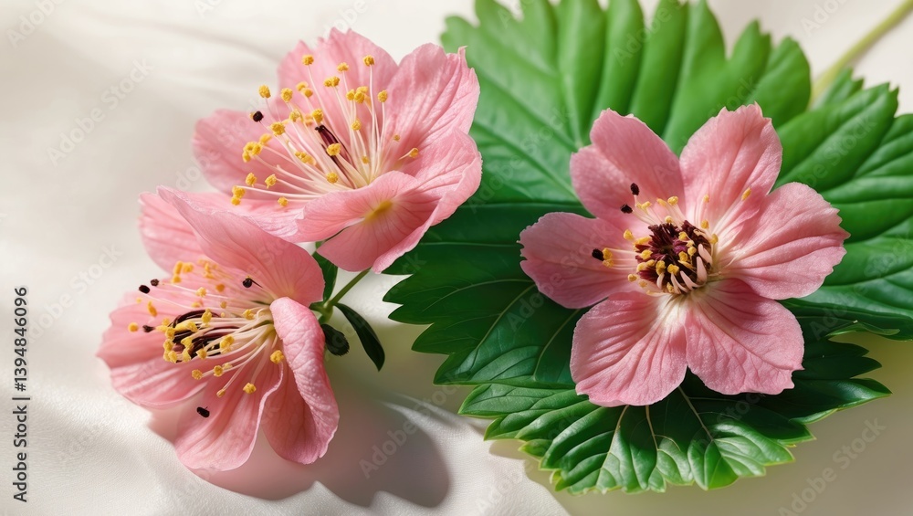 Fototapeta premium Strawberry Blossom Lipstick