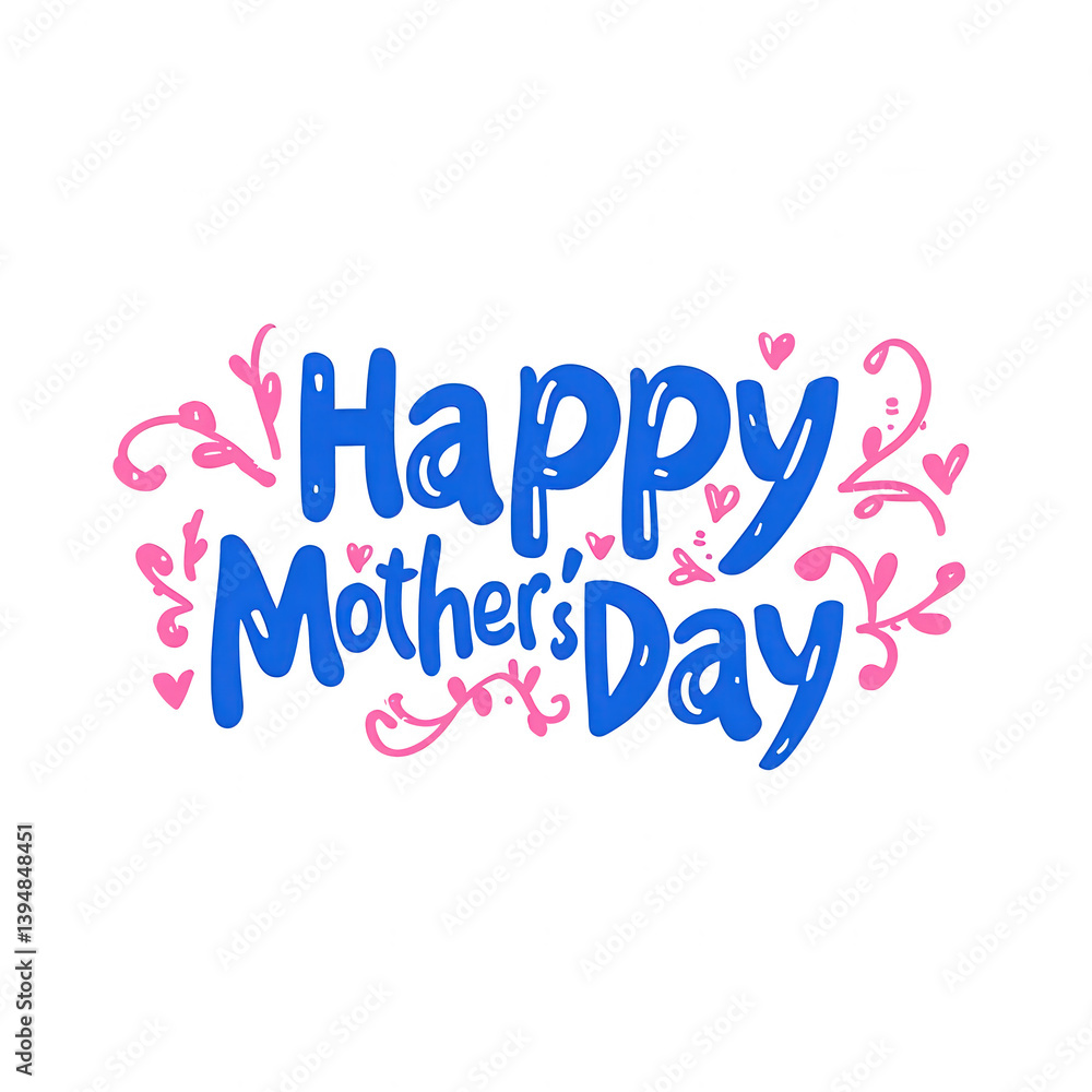 Colorful and cheerful 'Happy Mother's Day' design with decorative elements, perfect for greeting cards, gifts, and celebrations honoring mothers. Colorful and cheerful 'Happy Mother's Day' design with decorative elements, perfect for greeting cards, gifts, and celebrations honoring mothers.