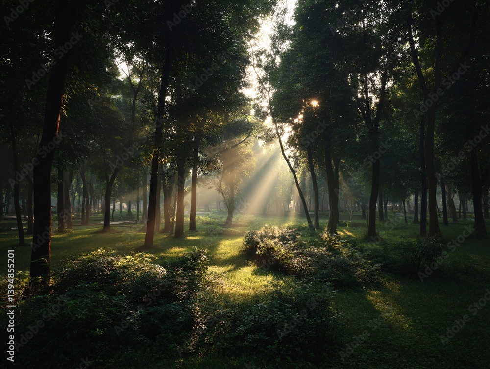Fototapeta premium morning in the forest