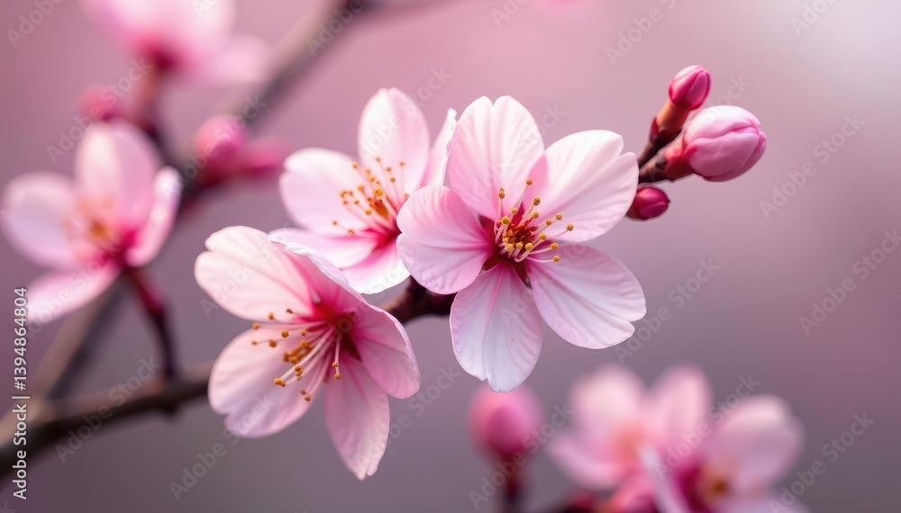 Delicate pink sakura blossoms, full bloom, soft petals , flowers, sakura, fabric Delicate pink sakura blossoms, full bloom, soft petals , flowers, sakura, fabric