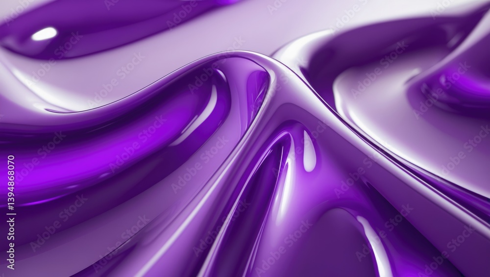 Fototapeta premium Glazed solid color plastic surface. Abstract texture or background. Void for design.