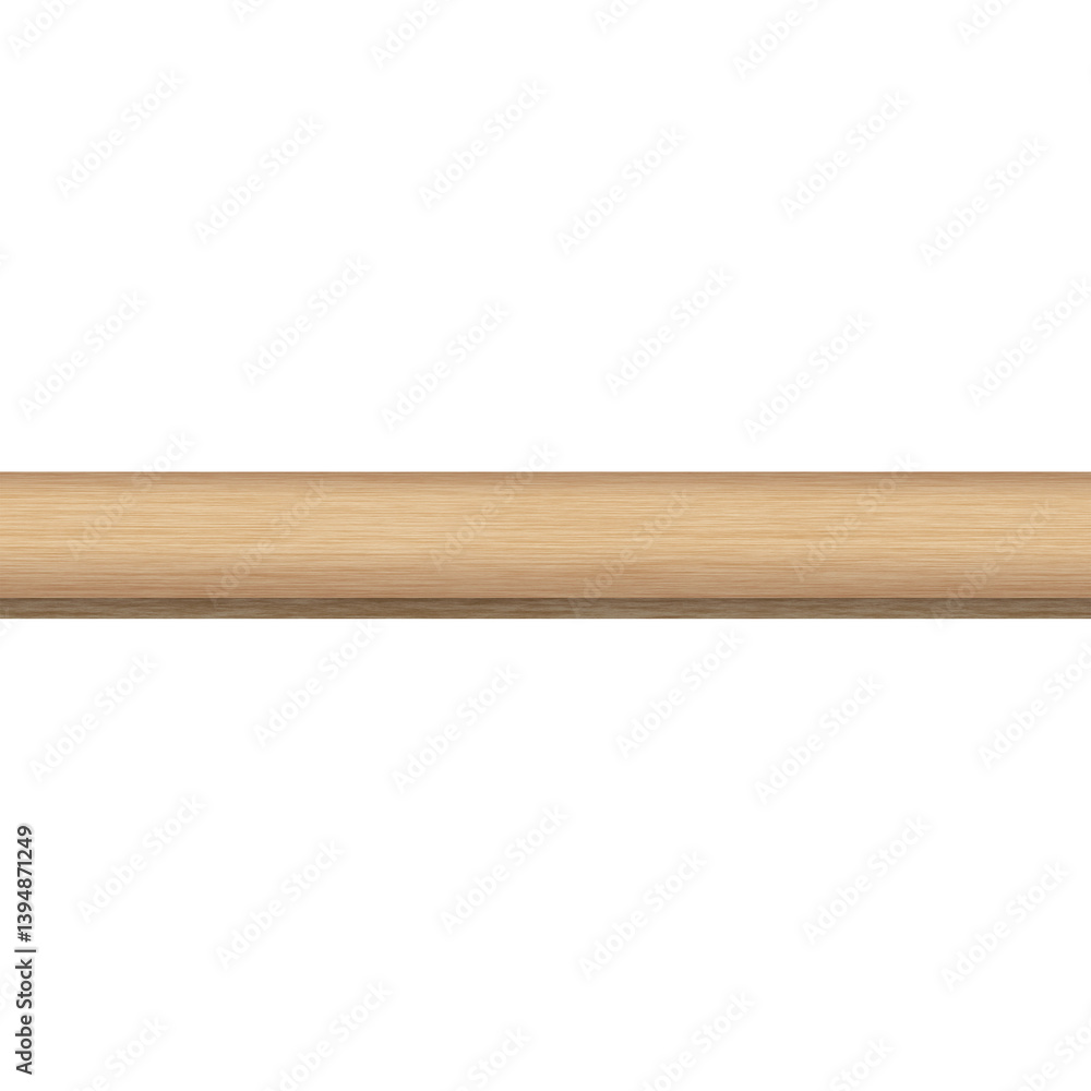 A smooth wooden plank showcasing a natural finish, suitable for various construction or crafting purposes. A smooth wooden plank showcasing a natural finish, suitable for various construction or crafting purposes.