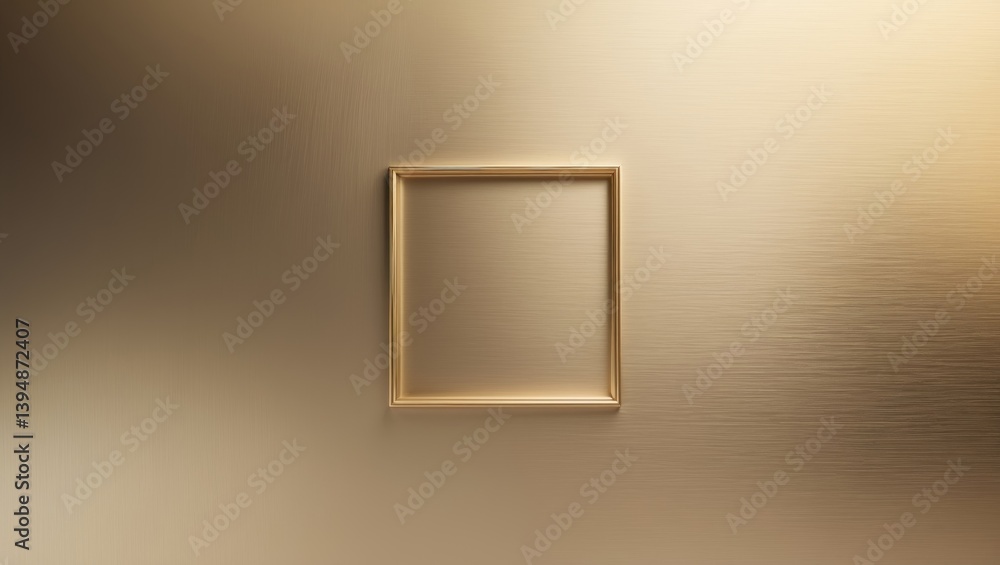 Brushed metal in a high-resolution gold finish.