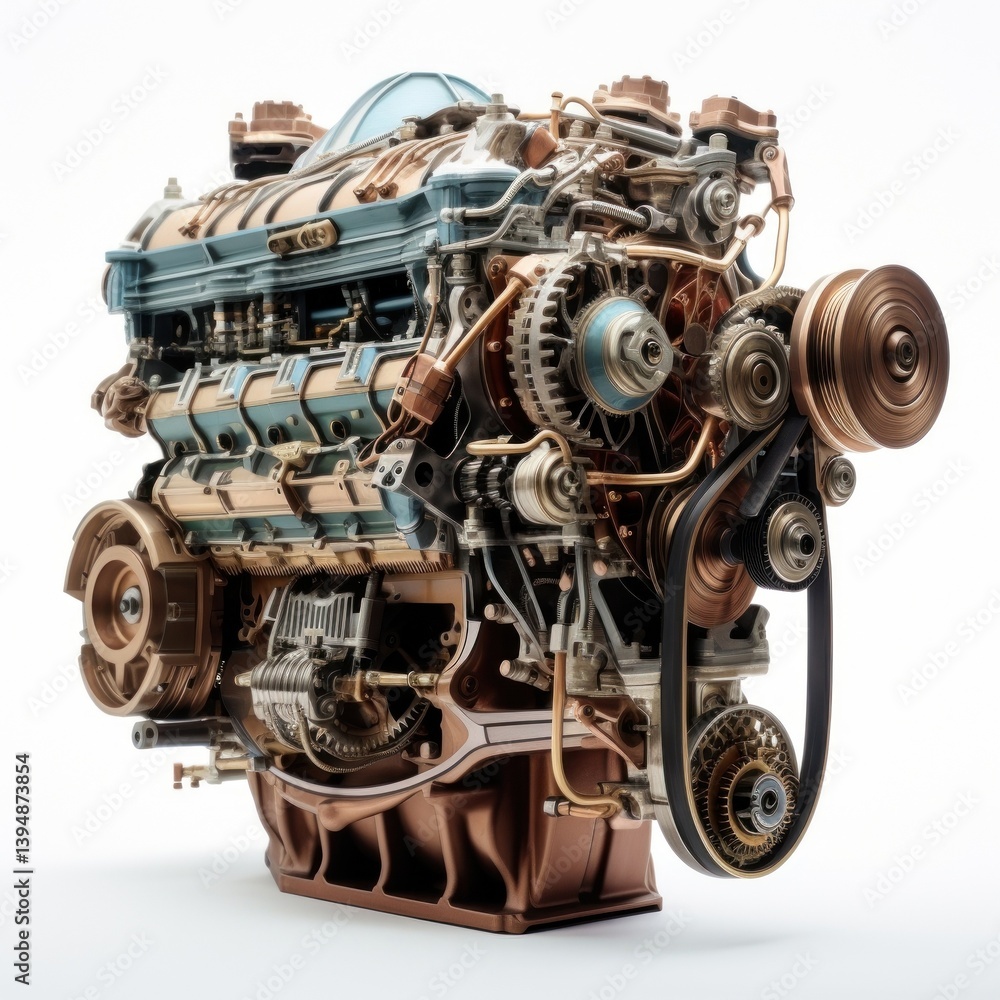 Fototapeta premium An engine machine device motor.