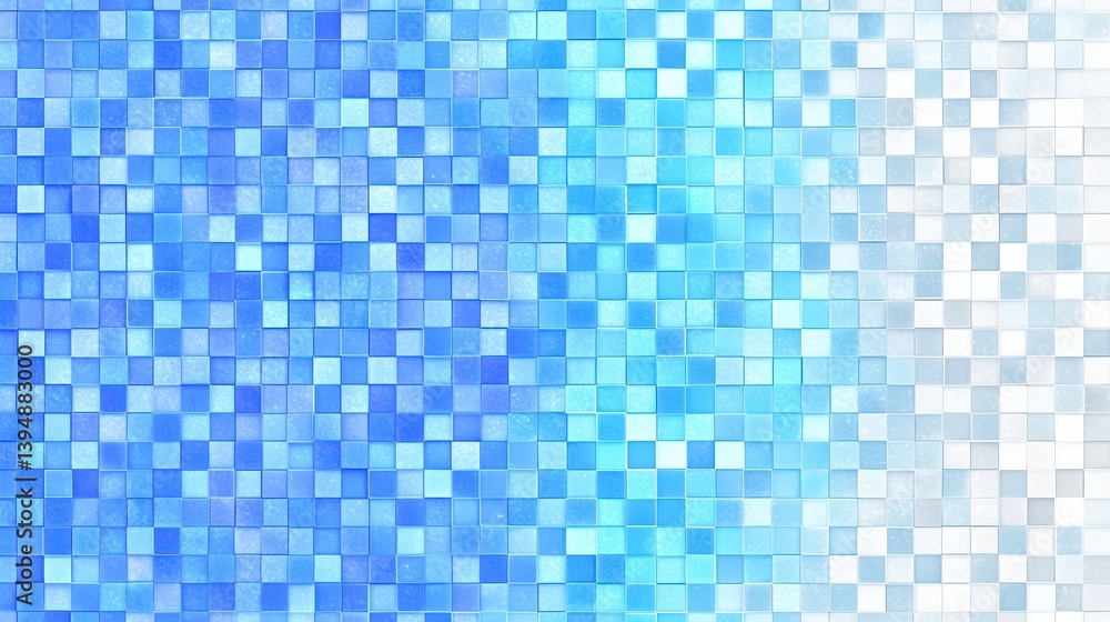 Striking blue mosaic tiles background, captivating texture for design inspiration and visual storytelling Striking blue mosaic tiles background, captivating texture for design inspiration and visual storytelling