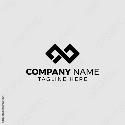 Minimalist MP PM Monogram Logo Design – Modern Geometric Style