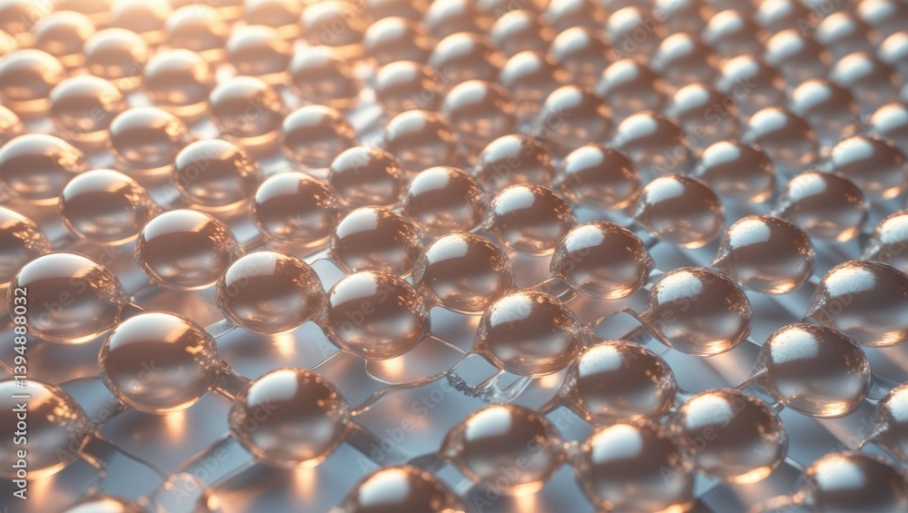 Fototapeta premium Zoomed-in image of bubble wrap