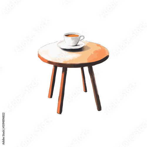 Table, daily necessities, vector, transparent background