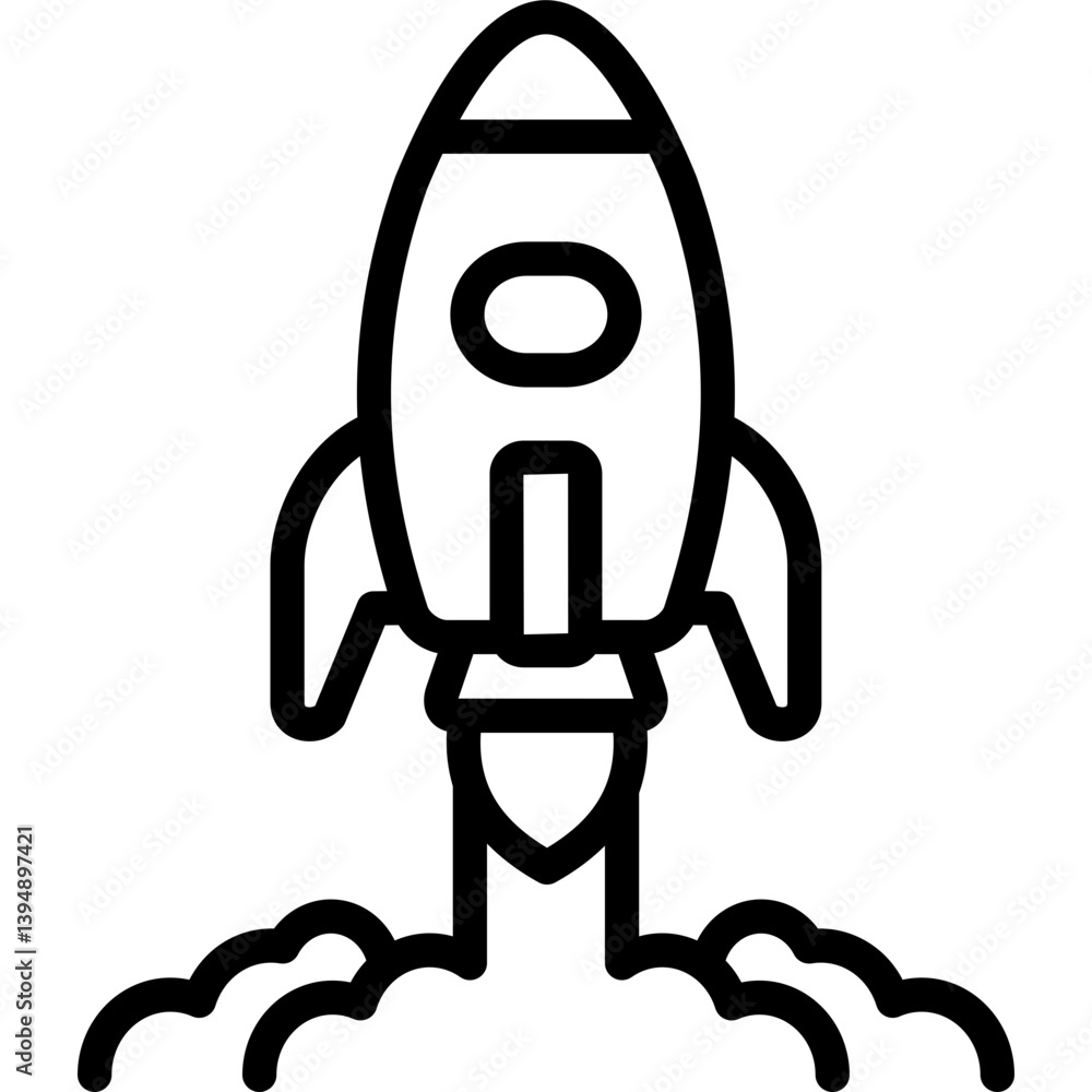 rocket launch icon rocket launch icon