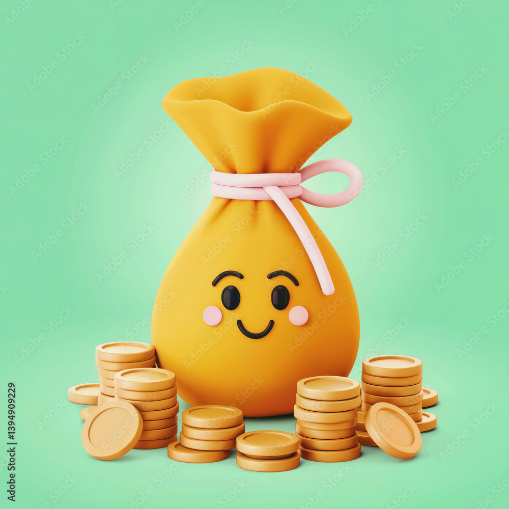 Smiling Coin Bag