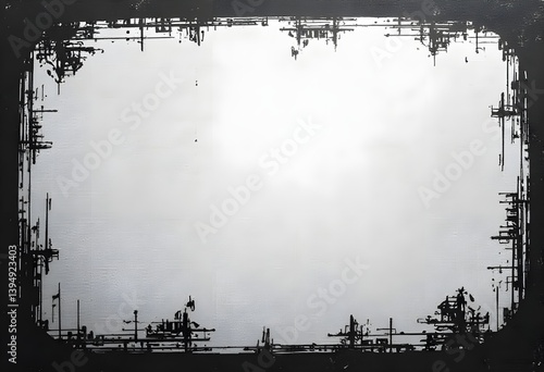  Abstract Grunge Black and White Distressed Texture