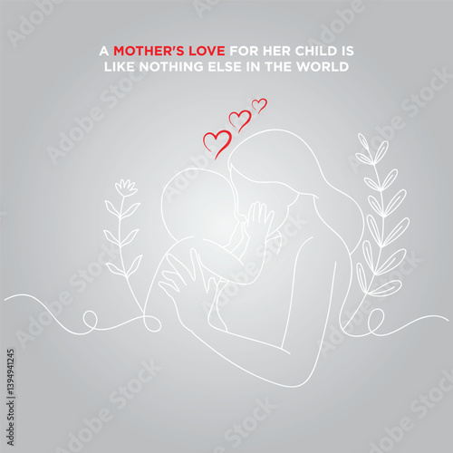 Print Mother And Child In line Art With Grey Background.eps birth, happiness, daughter, cute, fitness woman, icons, character, sister, medical, son, father, mother's day, pregnancy, stroke icons, set,
