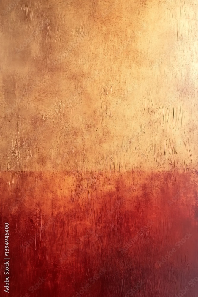 Obraz premium Terracotta to Amber Gradient Background with a Rich, Smooth Texture for a Sophisticated and Modern Aesthetic. Empty Template for Design Project