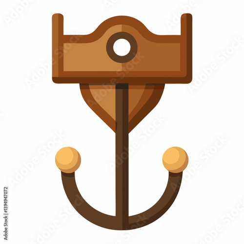 wooden door handle