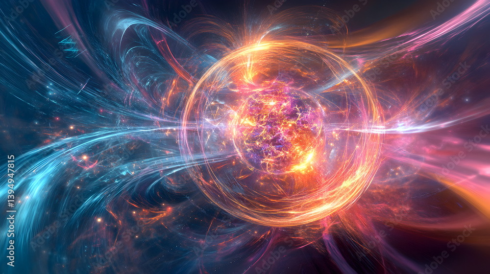 AI-inspired background with abstract energy fields and digital motion AI-inspired background with abstract energy fields and digital motion
