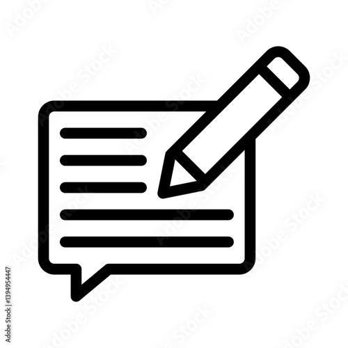 tagline line icon