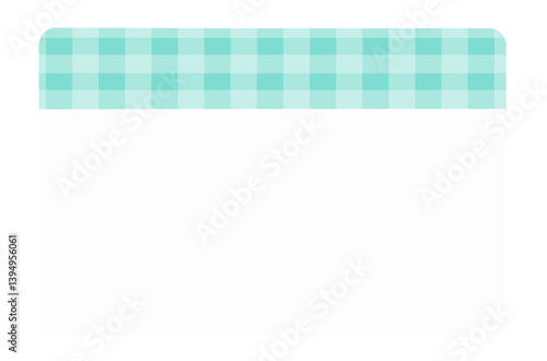 Gingham Color Note Paper Set