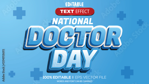 3d text effect medical theme