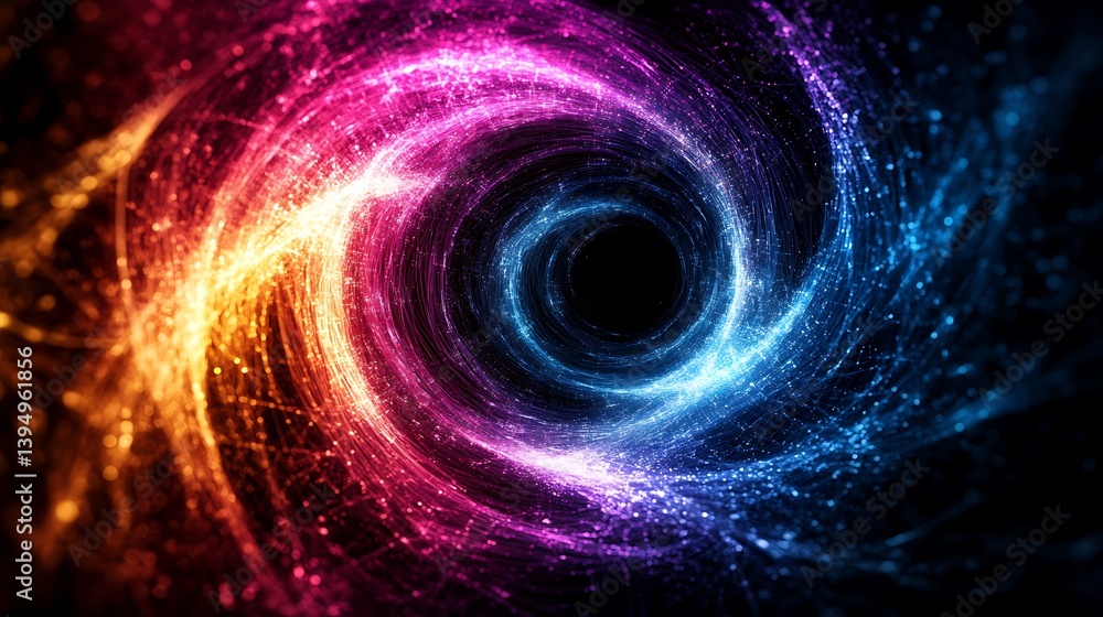 Cosmic Vortex Nebula swirl with energy burst, and abstract art. Cosmic Vortex Nebula swirl with energy burst, and abstract art.