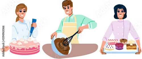 dessert confectioner vector