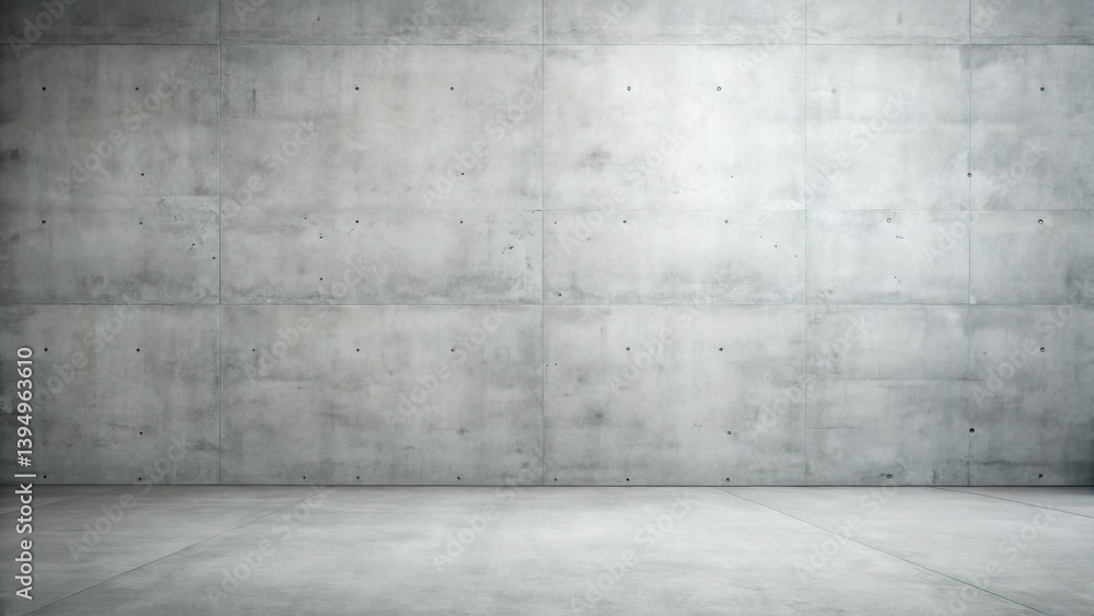 Minimalist Gray Concrete Wall Background, Smooth Texture, Empty Surface, Design Element, Architectural Photography Minimalist Gray Concrete Wall Background, Smooth Texture, Empty Surface, Design Element, Architectural Photography