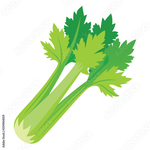 fresh green celery