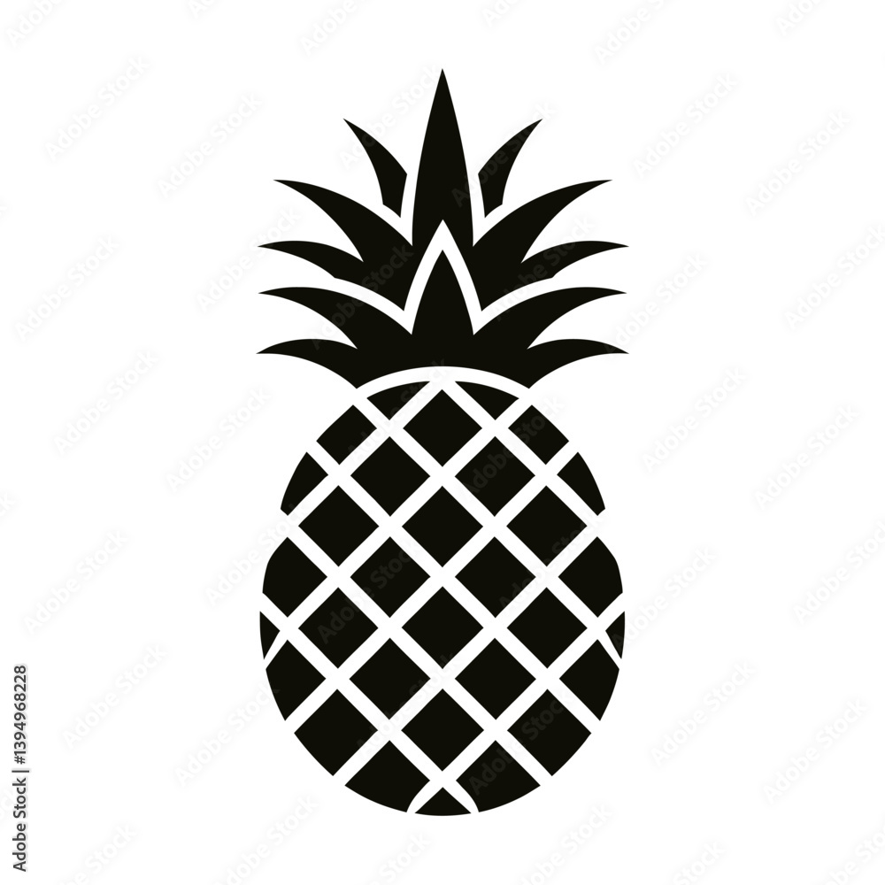 Obraz premium pineapple vector illustration