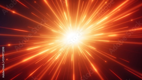The dazzling energy burst
